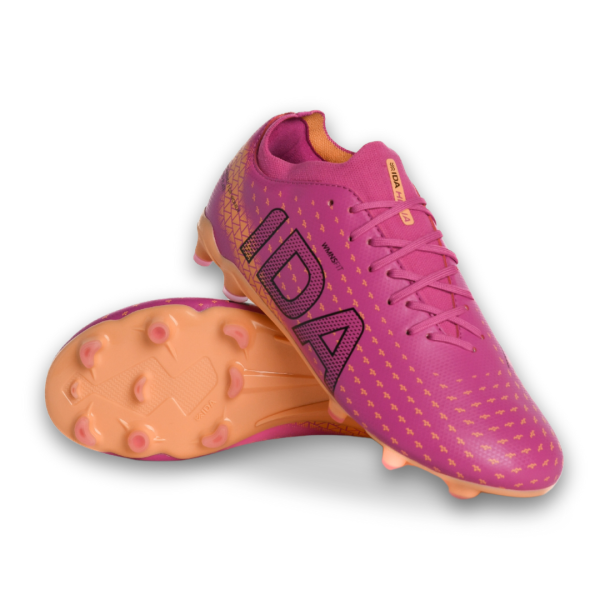 IDA Women's Soccer Cleats Helia Club FG AG Dark Pink