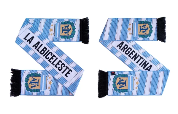Argentina National Team soccer scarf sky blue and white