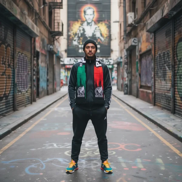 Mexico soccer scarf Si Se Puede