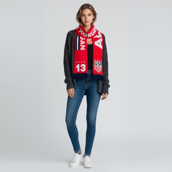 Alex Morgan Soccer Scarf USWNT supporter scarf