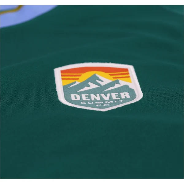 Denver Summit FC 2026 home jersey fabric close-up